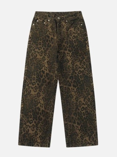 Aelfric Eden Leopard Print JeansSize 28 - Lot 261