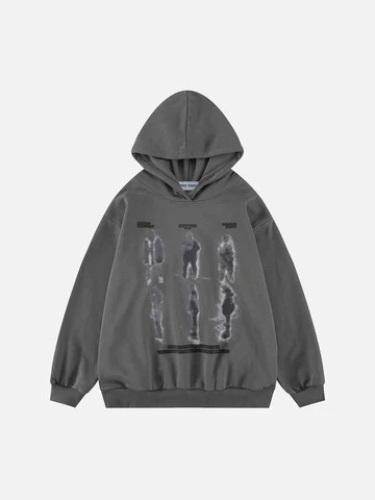 Aelfric Eden Blurry Shadow Print Hoodie XL  - Lot 266