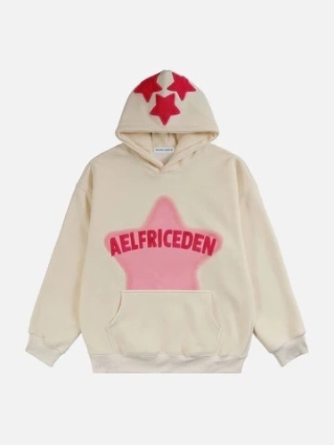 Aelfric Eden Vintage Embroidery Star Hoodie  - Lot 281
