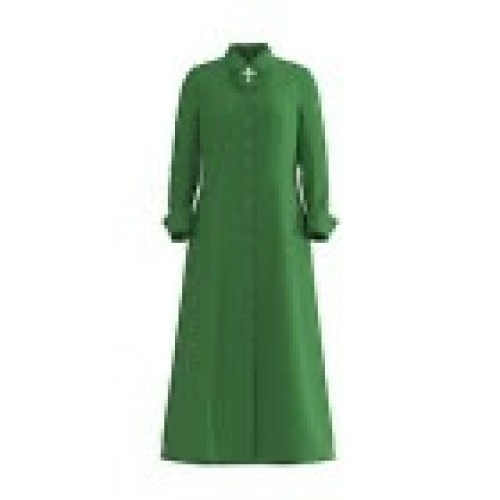 Church Clergy Women Cassock Robe Pastor Robes Priest Clerical Robe Costume Cross XXL - Lot 295