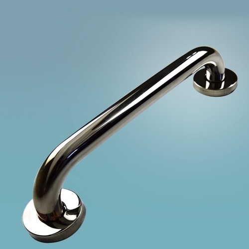 Indoor Stair Handrail, Bathroom Grab Bar Handle Bathroom Shower Balance Bar Safety Hand Rail Support Handicap Elderly Senior Assist Bath Handle (Color : Silver, Size : 70x3.2cm)  - Lot 332