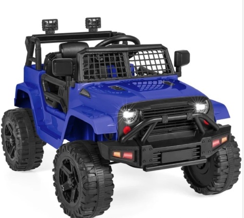 12V Kids Ride-On Truck Car w/ Parent Remote Control, Spring Suspension - Lot 342
