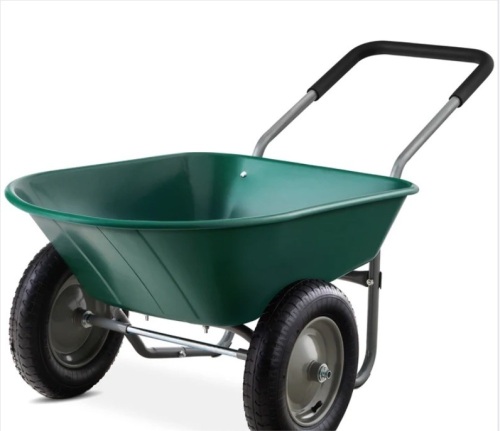 Dual-Wheel Wheelbarrow Garden Cart - Lot 345