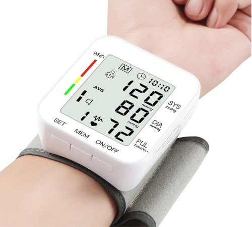 Blood Pressure Monitor LCD Display Adjustable Wrist Cuff - Lot 361