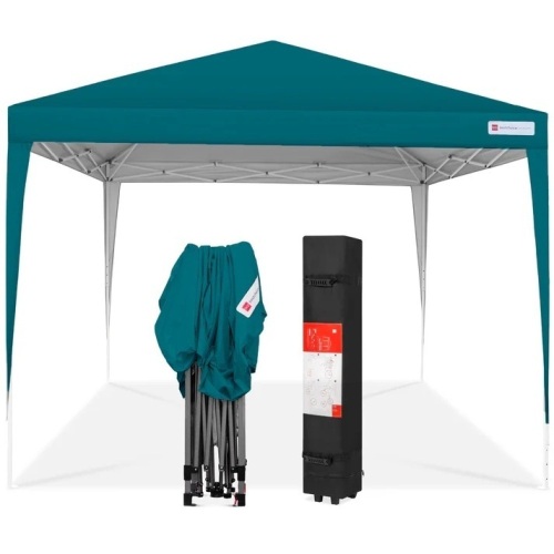 Outdoor Portable Pop Up Canopy Tent w/ Carrying Case, 10x10ft - Lot 384