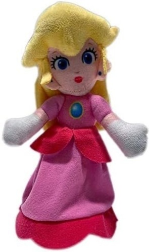 Super Mario Character Princess Peach 8 Inch Stuffed Plush Toy Doll  - Lot 336