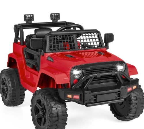 12V Kids Ride-On Truck Car w/ Parent Remote Control, Spring Suspension - Lot 511