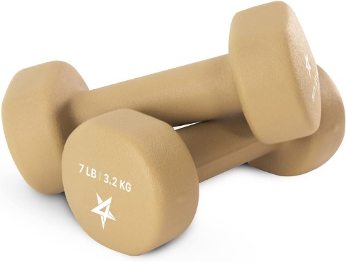 Yes4All Neoprene Coated Dumbbell Hand Weight Sets of 27lb - Lot 338
