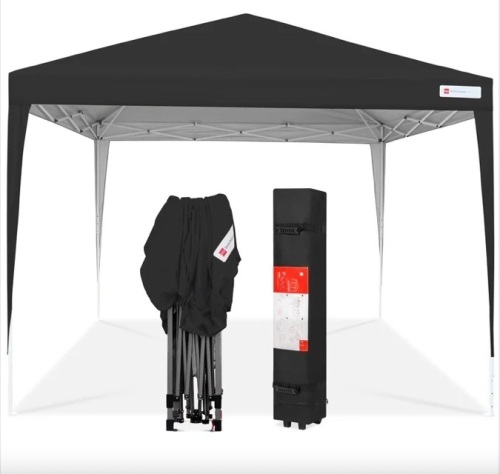 Outdoor Portable Pop Up Canopy Tent w/ Carrying Case, 10x10ft - Lot 606