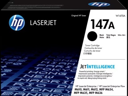 HP 147A Black Original LaserJet Toner Cartridge, W1470A - Lot 116