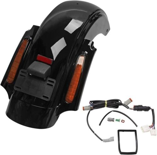  CVO Style Rear Fender System w/LED Lights For Harley Touring Electra Glide 2009-2013 - Lot 142