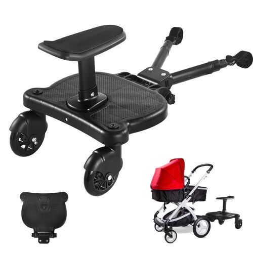 Universal Stroller Board with Detachable Seat, Holds Children Up to 55Lbs  - Lot 149