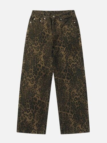 Aelfric Eden High Waist Leopard Print Jeans, Size 30  - Lot 150