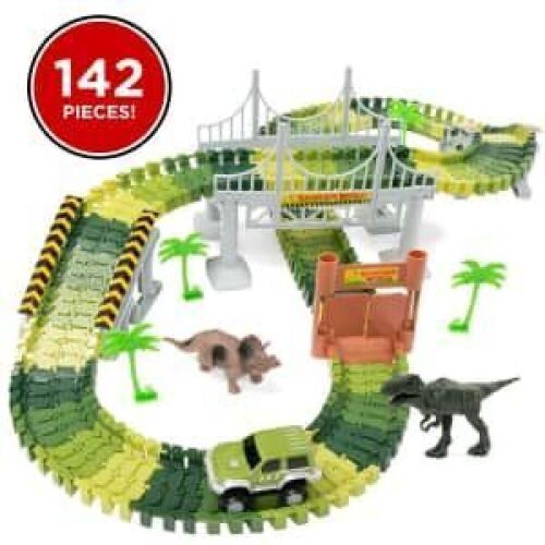 Dinosaur Racetrack Playset 142pc - Lot 266