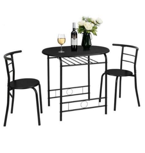 VINGLI 3 Piece Dining Room Table Set for Small Space - Lot 340