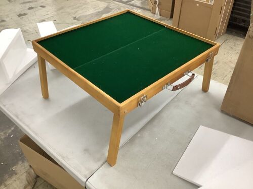 Folding Mahjong Table  - Lot 362