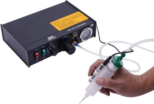 982 Semi Automatic Glue Dispenser, Solder Paste Liquid Vacuum Back Suction Adhesive Controller - Lot 369