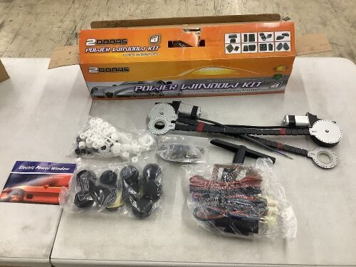 Universal 2 Door Electric Power Window Kit  - Lot 372