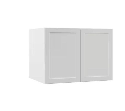 Hampton Bay Designer Series Melvern Assembled 33x24x24 in. Wall Kitchen Cabinet in White - Lot 69