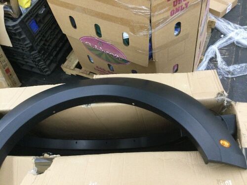 Lot of (4) Fender Flairs, Unknown Fit  - Lot 319