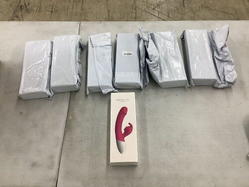 Lot of (7) Foxshow Silicone Vibrator  - Lot 614