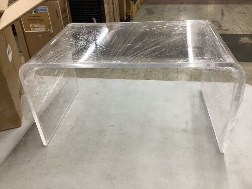 24" Acrylic Table  - Lot 625