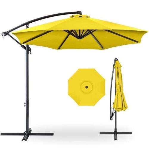 Offset Hanging Patio Umbrella - 10ft - Lot 170