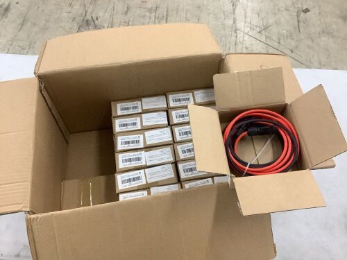 Lot of (14) Solar Panel Cords  - Lot 755