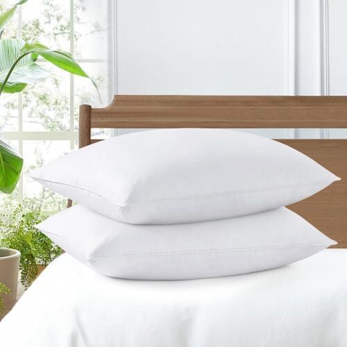 Goose Feather Down Pillows, Standard Queen, 2 Pack  - Lot 720