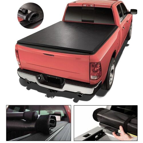 8Ft Soft Roll-Up Tonneau Cover Long Bed Fleetside 99-16 F250 F350 Super Duty - Lot 210