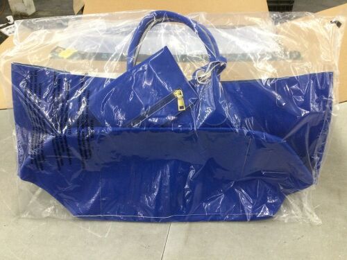 Lot of (10) Large Blue Handbags  - Lot 676