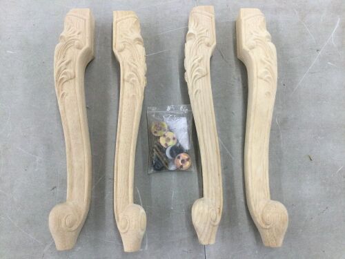 Lot of (4) Wood Furniture Legs  - Lot 681