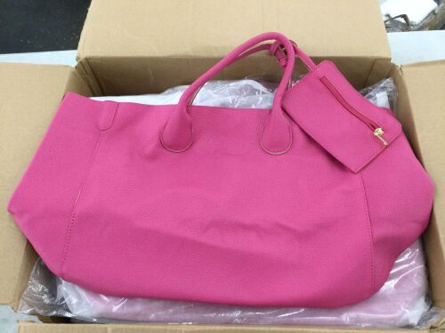 Lot of (9) Large Pink Handbags - Lot 687
