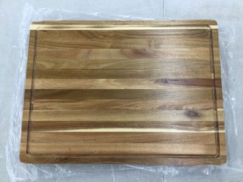 Extra Large Acacia Wood Cutting Board 20 x 15 Inch, 1.5 Inches Thick - Lot 194