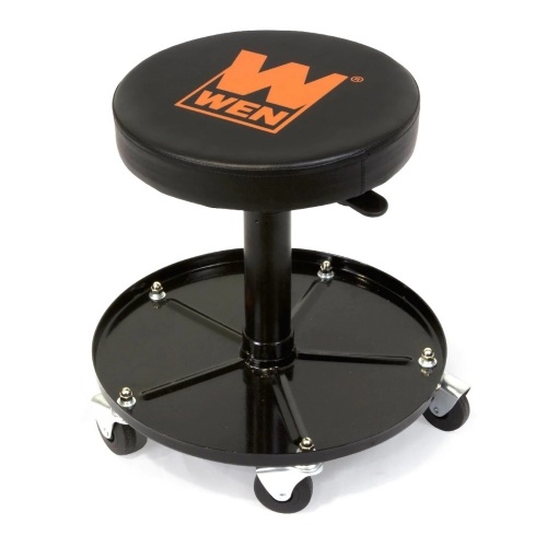 WEN 73012T 300-Pound Capacity Pneumatic Rolling Mechanic Stool - Lot 104a