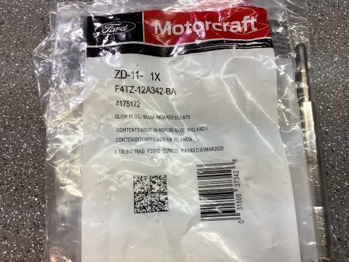 Motorcraft diesel glow plug Zd-13-Ford 6.01 powerstroke 2004-2010 lot of 5 - Lot 279a