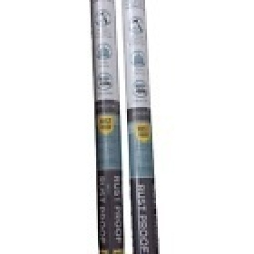 TWO NeverRust 44" - 72" Aluminum Adjustable Tension Shower Curtain Rods, Chrome - Lot 263