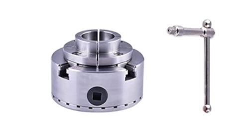 Micro Metal Turning Lathe Part 3.75 Inch (95mm) 4-jaw Self Centering Wood Lathe Scroll Chuck for WoodworkingMachine Tool Accessories - Lot 288