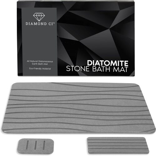 Diatomite Stone Bath Mat - Lot 7360