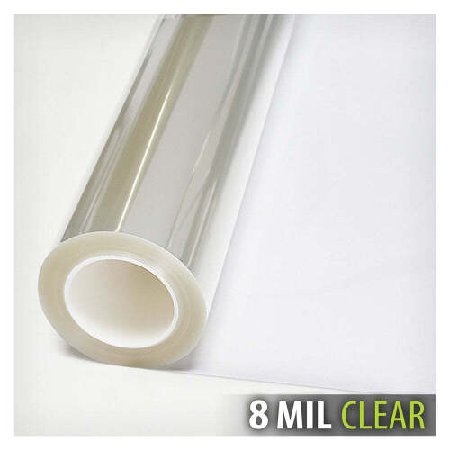 BDF S8MC WINDOW FILM SECURITY AND SAFETY 8 MIL CLEAR - Lot 7378