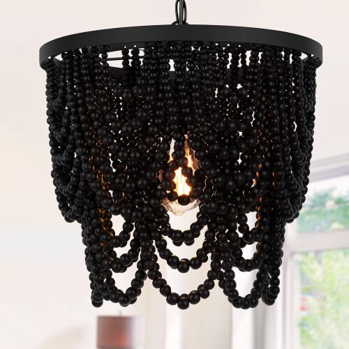 Boho Beaded Chandelier - Lot 7388