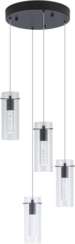 Black Pendant Light - Lot 7395
