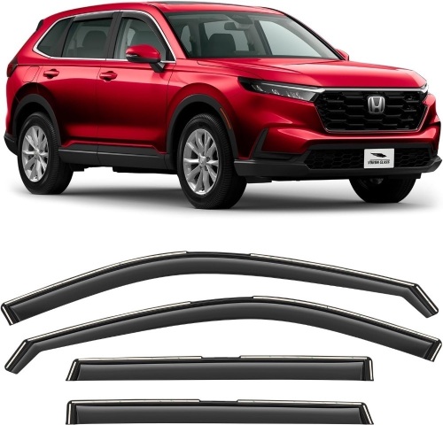 Voron Glass in-Channel Extra Durable Rain Guards for Honda CR-V (CRV) 2023-2024, Window Deflectors, Vent Window Visors, 4 Pieces - 200617 - Lot 7415