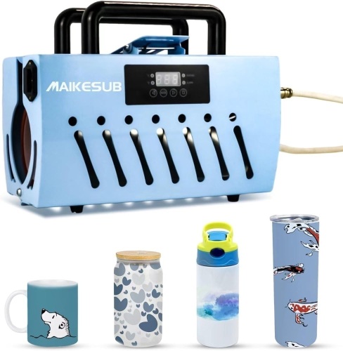 Tumbler Heat Press Machine 110V Tumbler Press for 20-30OZ Sublimation Skinny Straight Tumblers Glass Jar & 11-15OZ Mugs DIY Heat Transfer Print As Gift Cup - Lot 7468