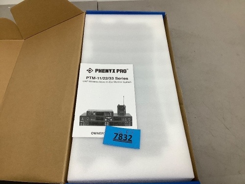 wireless personal monitor system - Lot 7832anm