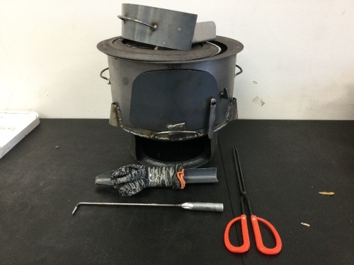 Coal/Wood Camping Stove - Lot 7812