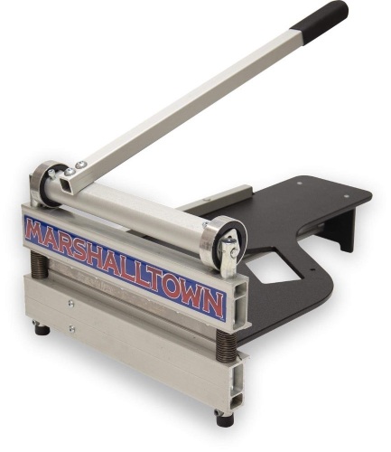 MARSHALLTOWN Ultra-Lite Flooring Cutter 13", Made in the USA, Cuts Vinyl Plank, Laminate, Engineered Hardwood, Siding, and More - Honing Stone Included - Lot 7816