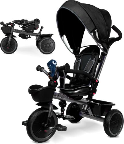 KRIDDO 7-in-1 Tricycle Stroller for Toddlers - Lot 7983