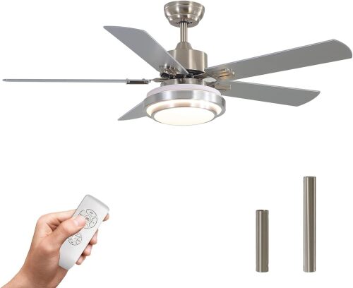 warmiplanet 52 Inch Indoor Ceiling Fan with Remote - Lot 7985