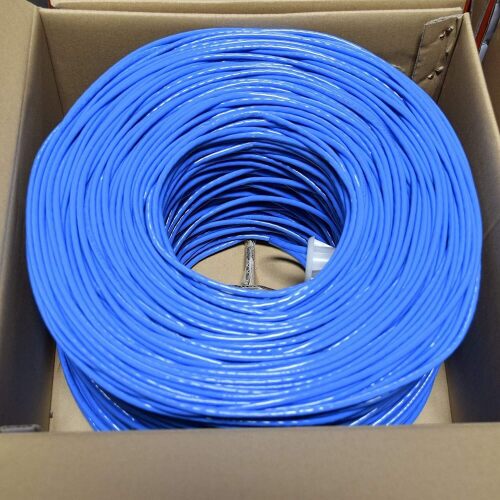 Monk Cables CAT6 Plenum, CMP Rated Jacket 550MHz, 23AWB, UTP, Bulk Ethernet Cable - Lot 8079